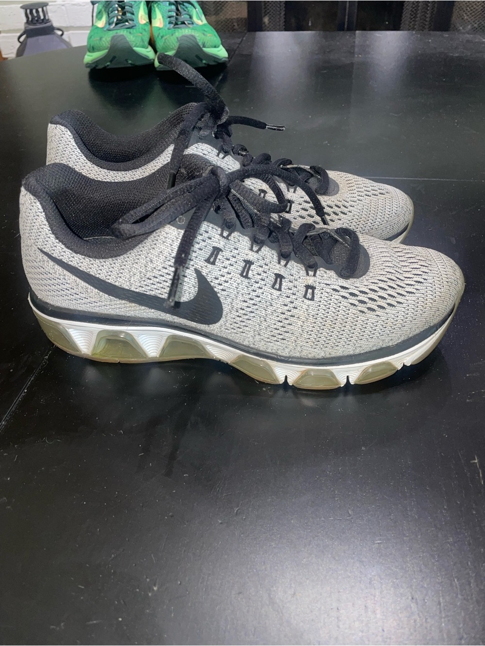Nike Air Max Tailwind 8 Womens Size 6.5 Gray Black White Running Shoes Sneakers